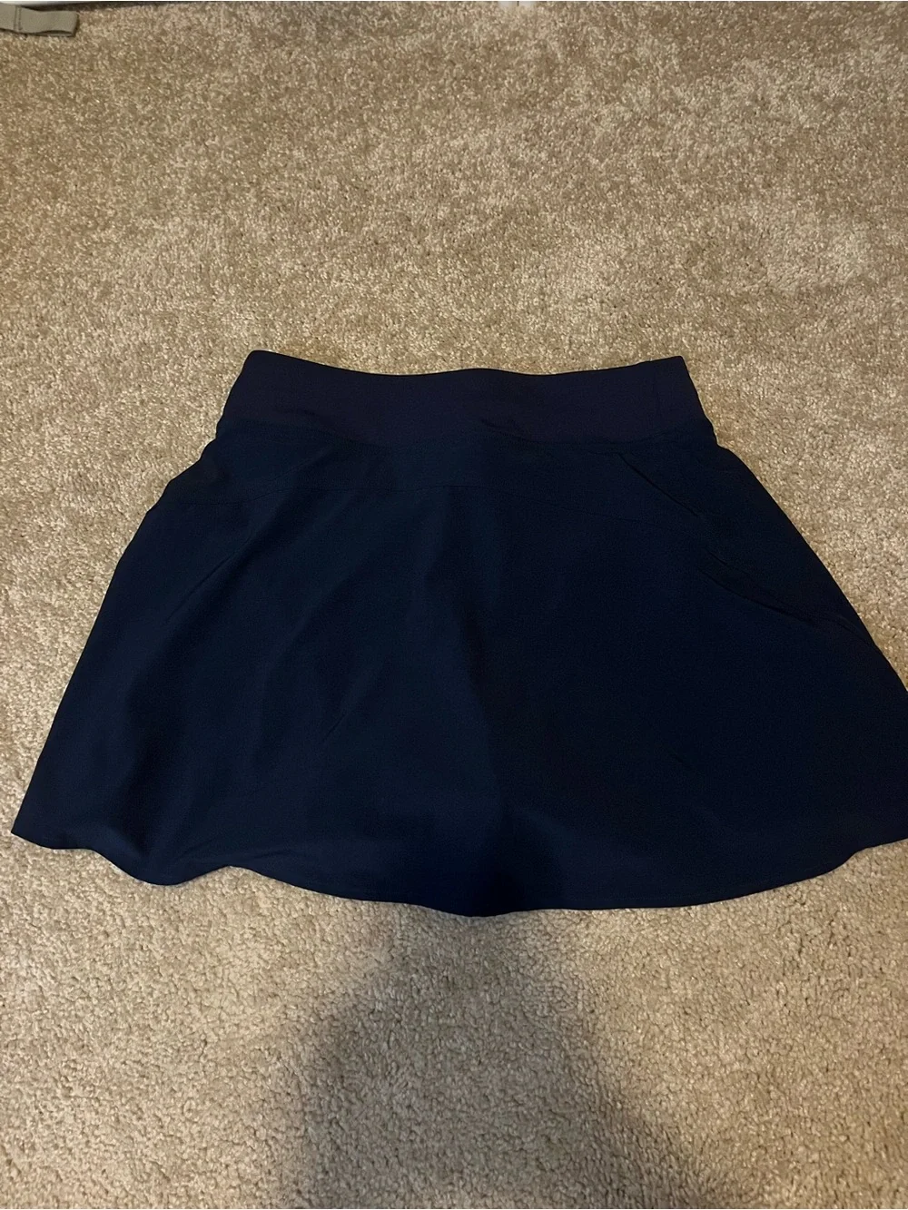 lululemon athletica Navy Circle Skater Skirt with built in shorts